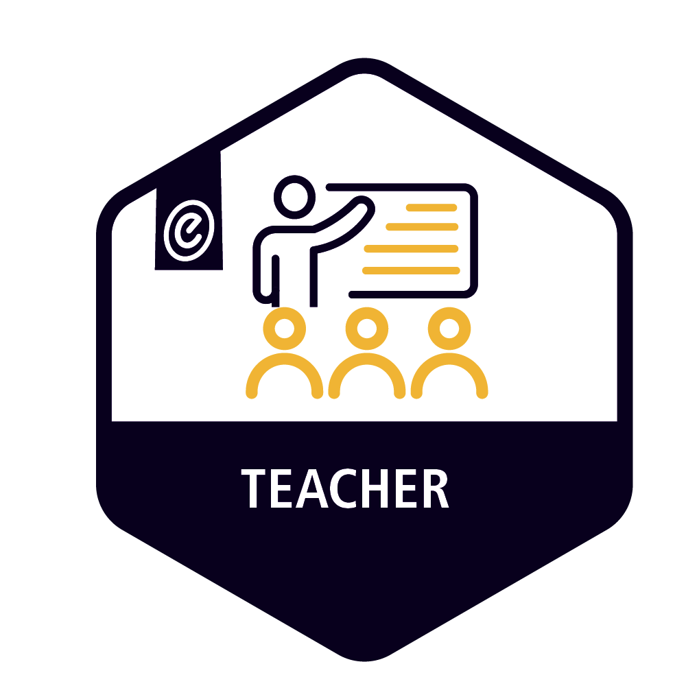 The Teacher for Learning badge issued by eCampus Ontario for successful completion of the Ontario Extend 3.0 Sprint